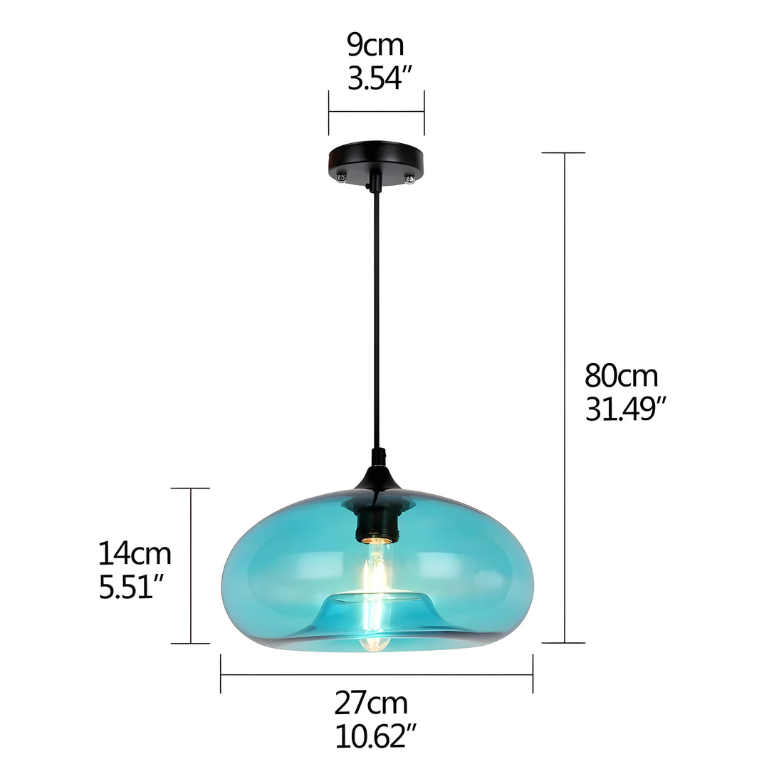 Colorful glass pendant light – Modern Nordic lighting for cozy spaces | Kalsten