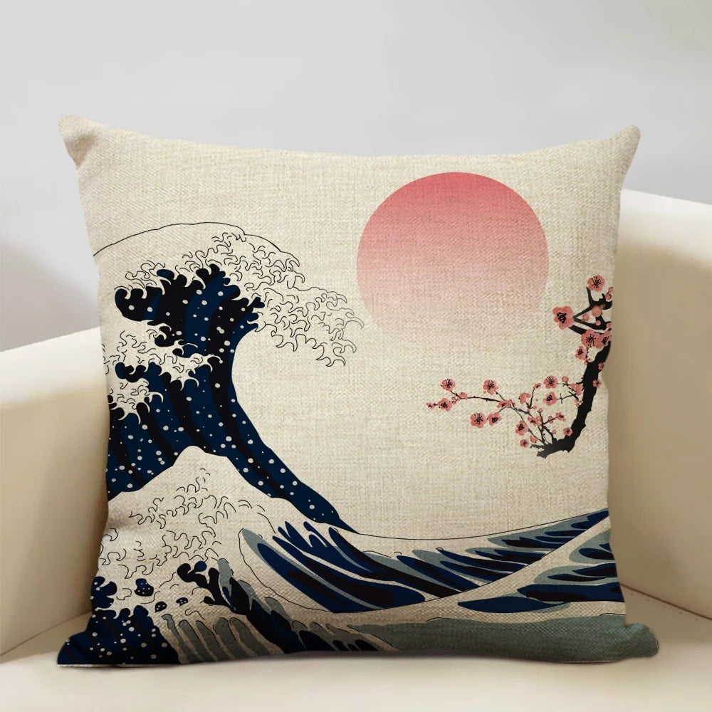 BeauRêve Cushion Cover with Mount Fuji - Japanese Style for Any Space Kalsten