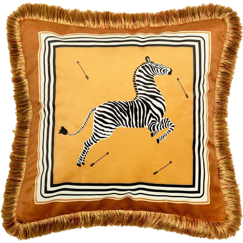 Luxury Gold Pillow Case with Bee Print for Elegant Interiors Kalsten