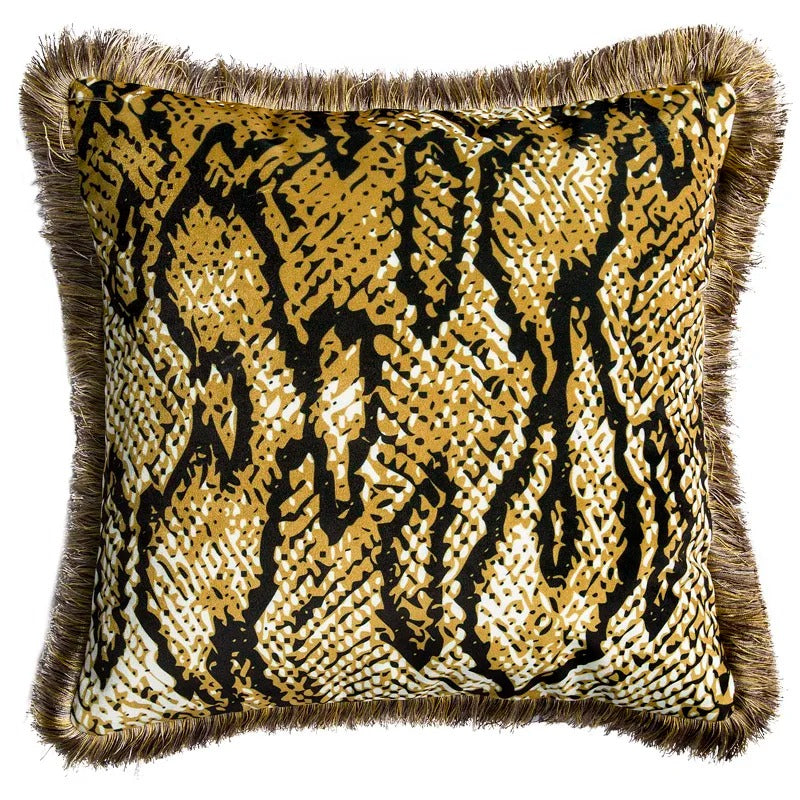 Luxury Gold Pillow Case with Bee Print for Elegant Interiors Kalsten