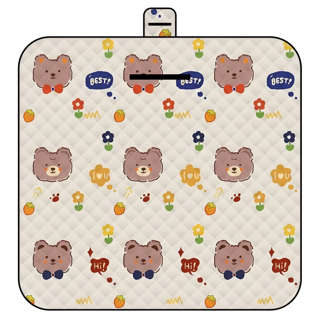 Kalsten | Foldable Baby Playmat Wanderlino | Padded & Water-Resistant | For Outdoor & Home | Incl. Carry Bag