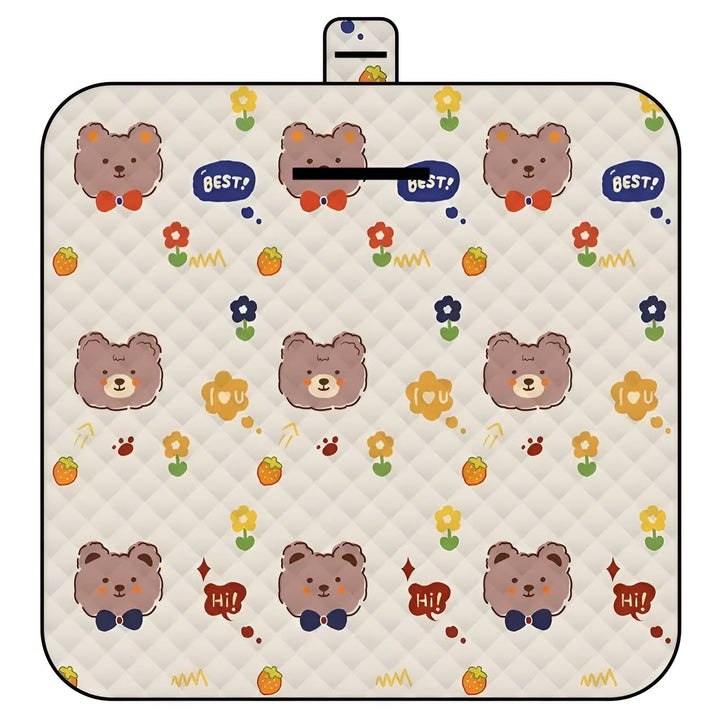 Kalsten | Foldable Baby Playmat Wanderlino | Padded & Water-Resistant | For Outdoor & Home | Incl. Carry Bag