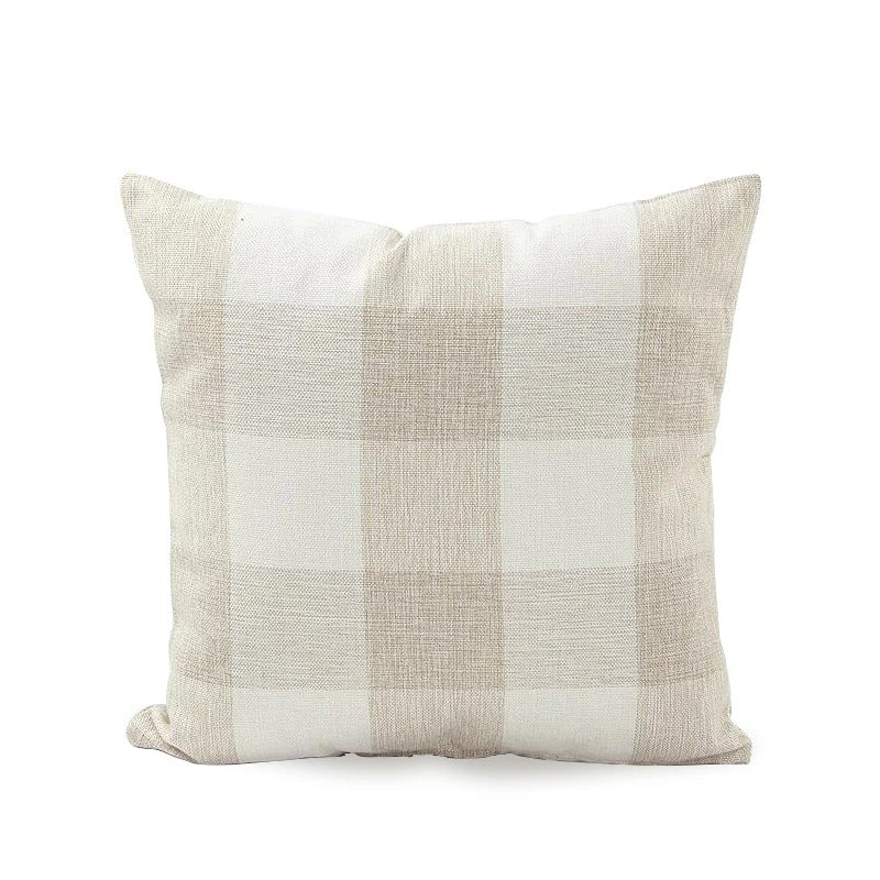 Harmonie Home Cushion Cover - Timeless Check Cushion Cover for Any Interior Kalsten