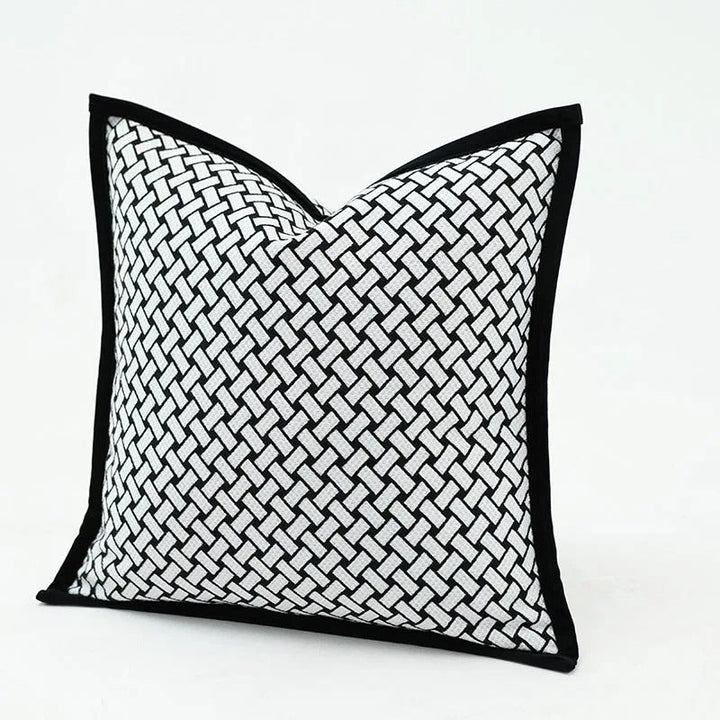 VelvetGlow Cushion Cover - Double-sided Geometric Cushion Cover of Luxury Jacquard Kalsten