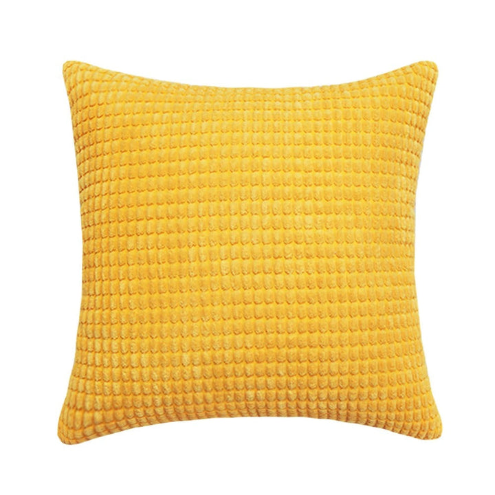 Luxury Plushhome Cushion Cover - with Playful Corn Kernel Design Kalsten