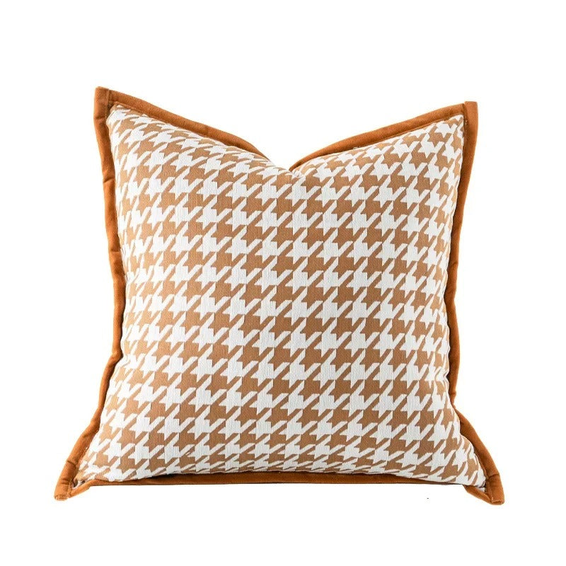 VelvetGlow Cushion Cover - Double-sided Geometric Cushion Cover of Luxury Jacquard Kalsten