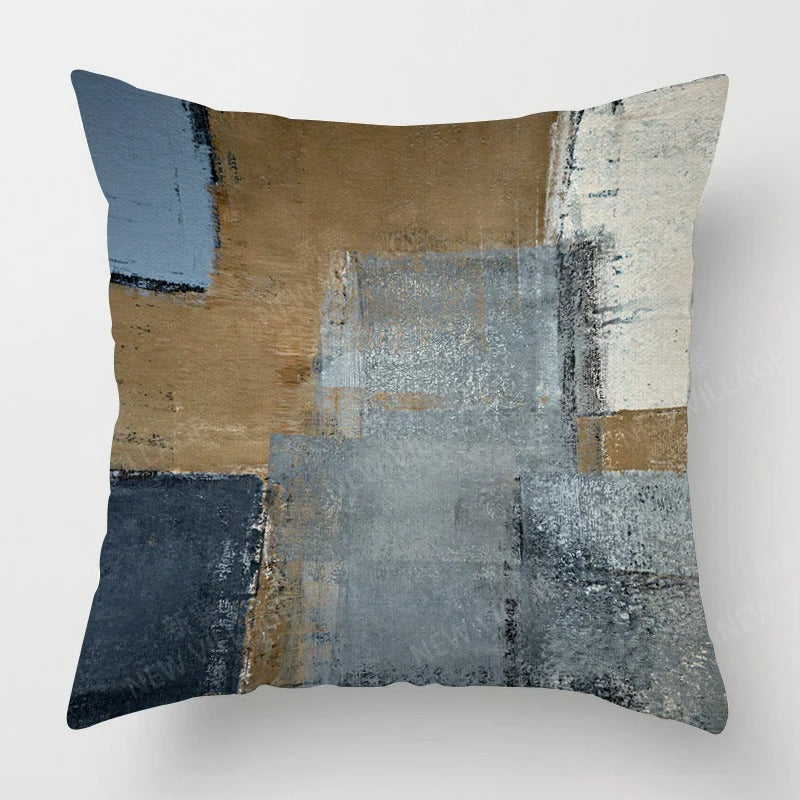 Three-Color Linen Cushion Cover - for a Modern Interior Kalsten