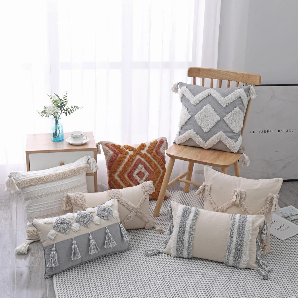 Boho Tufted Cushion Cover - Moroccan Flair for Your Interior Kalsten