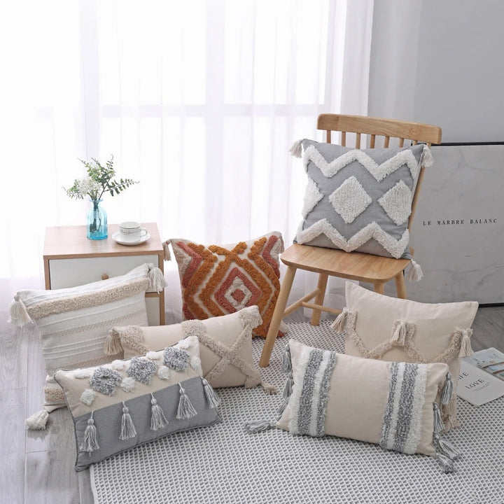 Boho Tufted Cushion Cover - Moroccan Flair for Your Interior Kalsten
