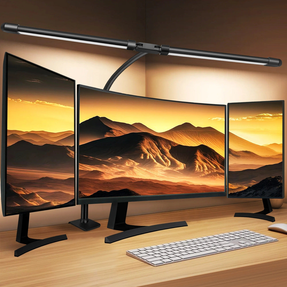 Double-Head LED Desk Lamp for Work & Study