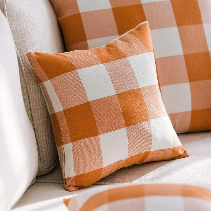 Harmonie Home Cushion Cover - Timeless Check Cushion Cover for Any Interior Kalsten
