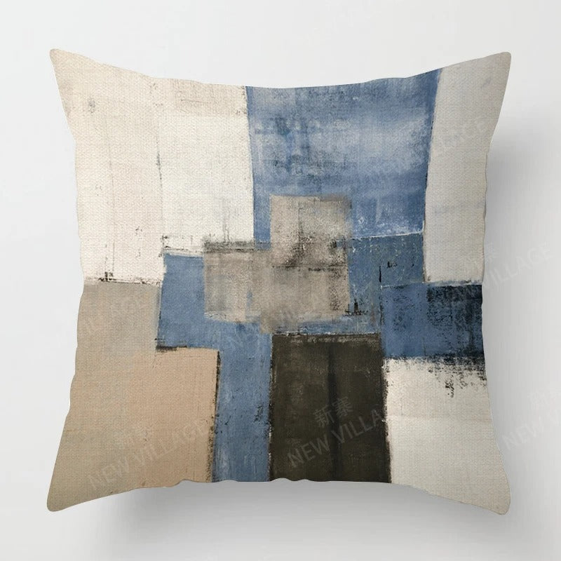 Three-Color Linen Cushion Cover - for a Modern Interior Kalsten