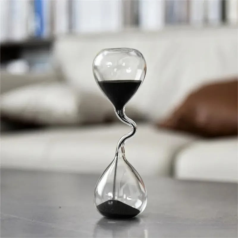 Kalsten | Curvy Black Hourglass | Glass