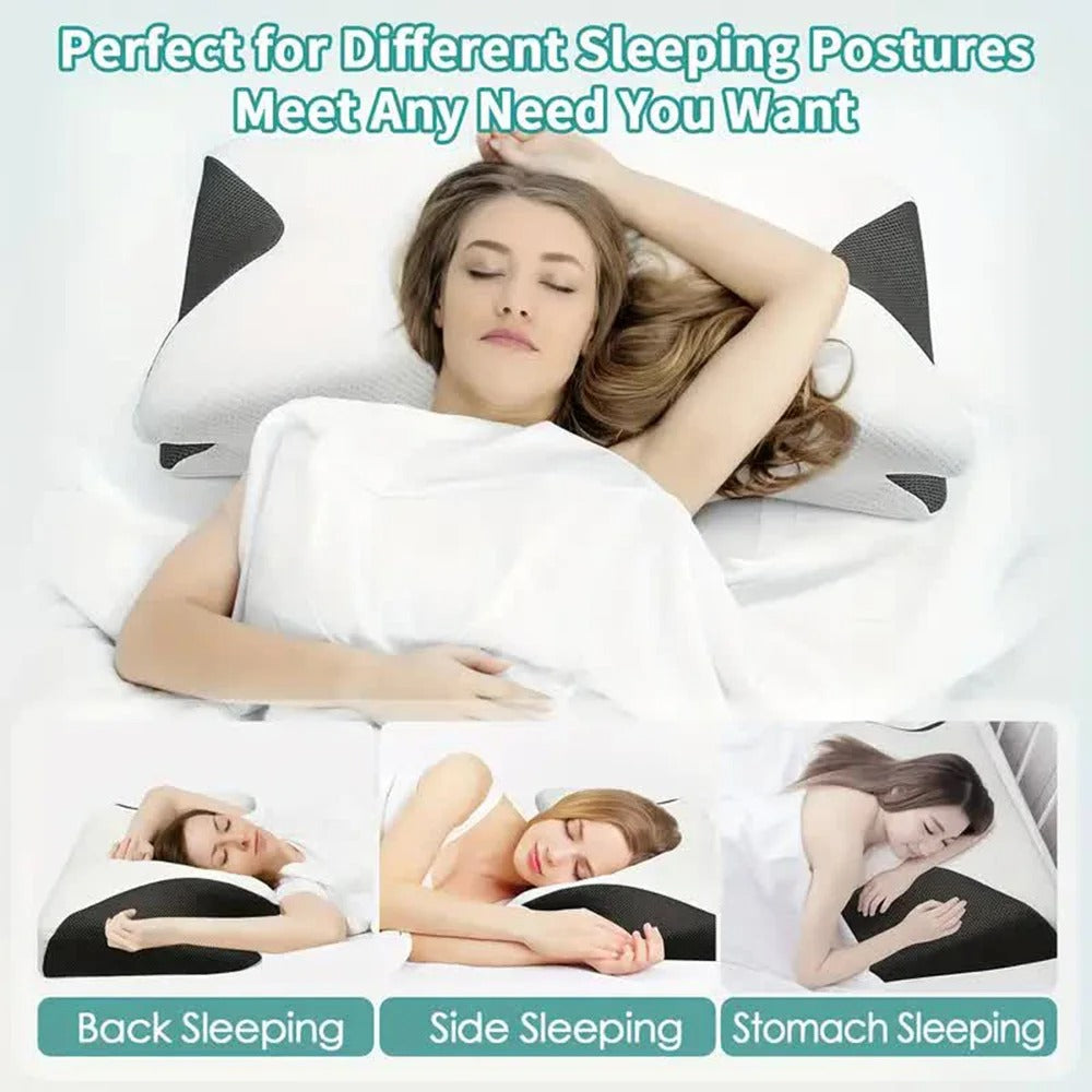 Ergonomic Memory Foam Neck Pillow