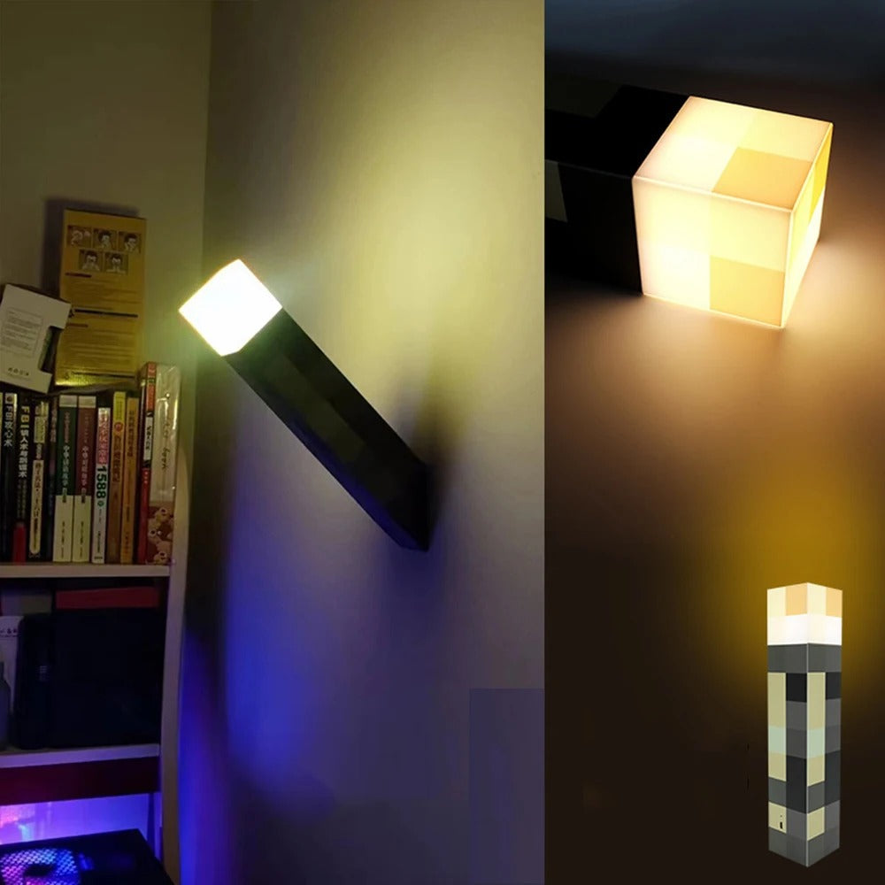 GlowTorch – Minecraft LED Atmosphere Lamp