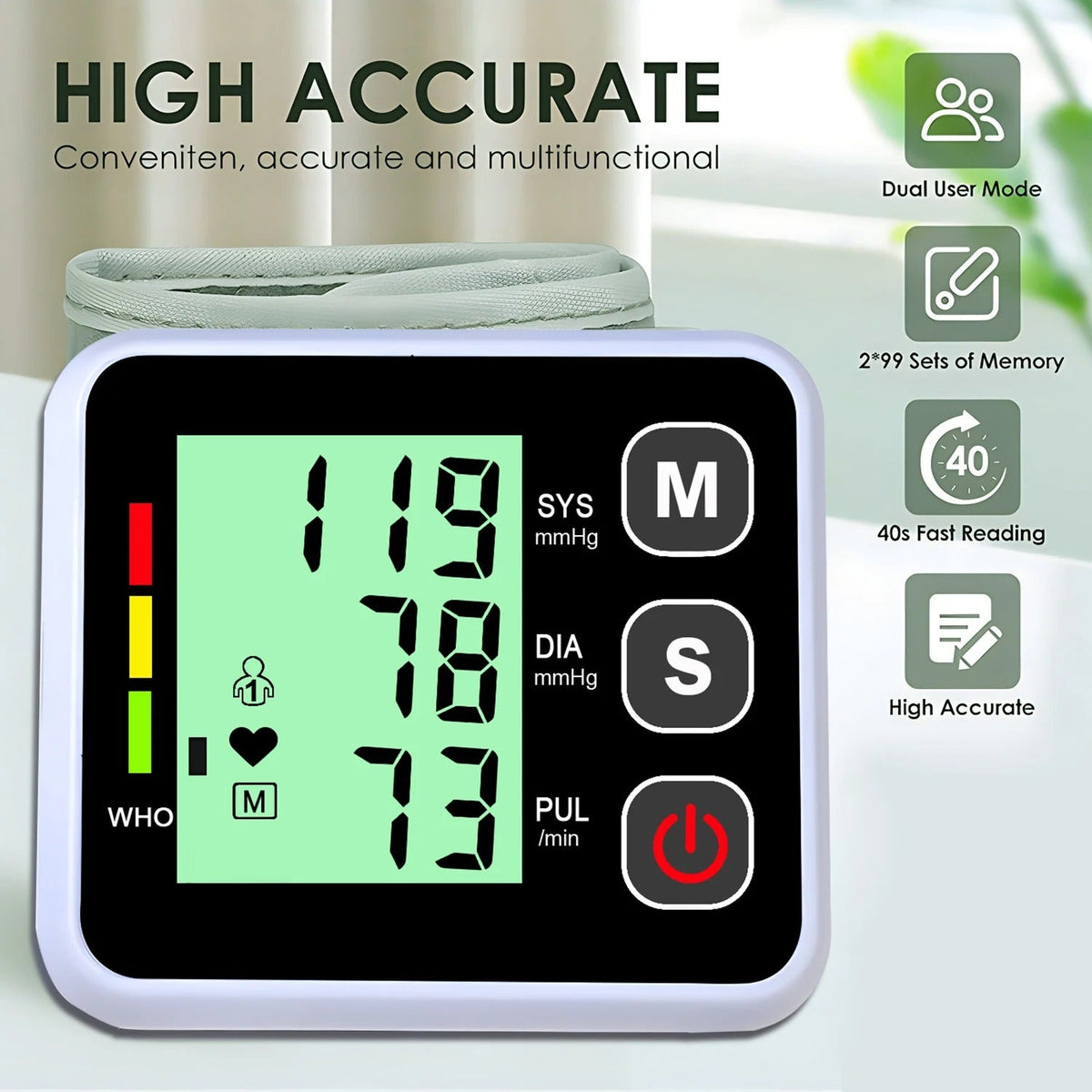 Skanto | Compact Blood Pressure Monitor – Practical, Accurate Readings for Daily Use