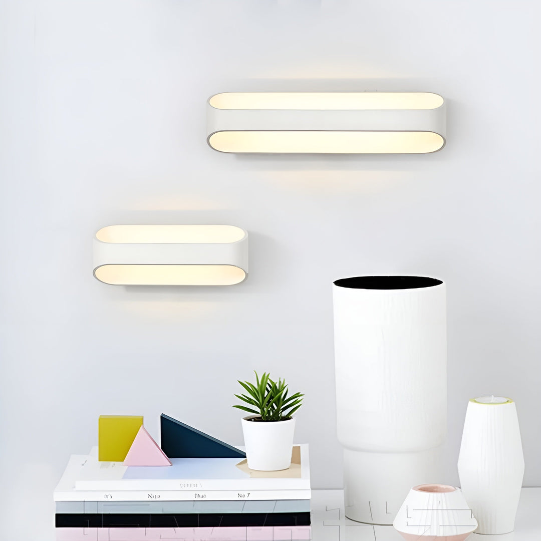 Wall lamp with warm light – modern LED lighting | ideal for living room & bedroom | Kalsten