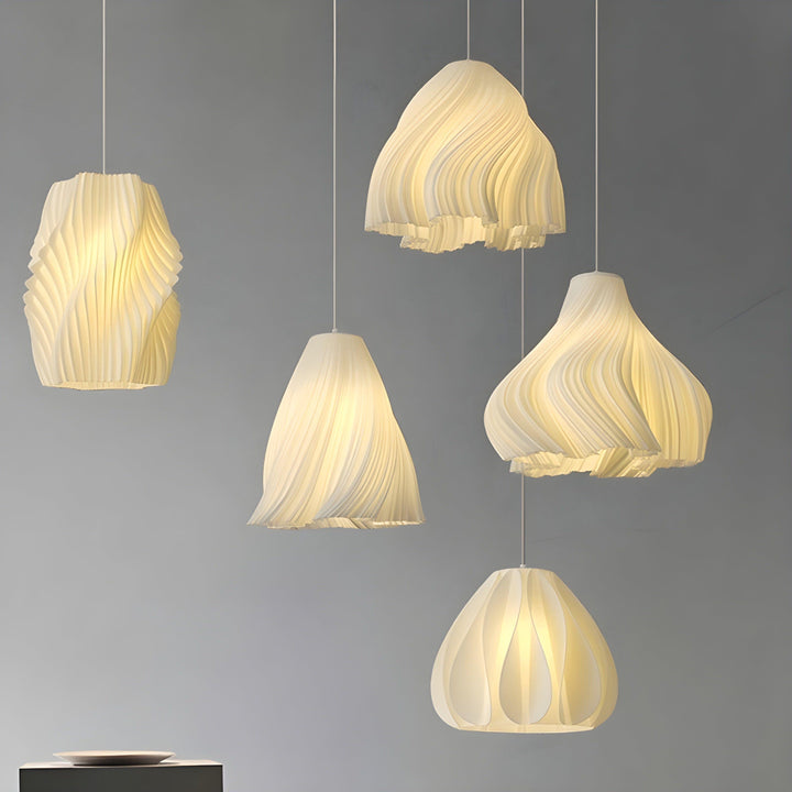 FloraBloom Light - Nordic 3D-printed flower as pendant lamp | Kalsten