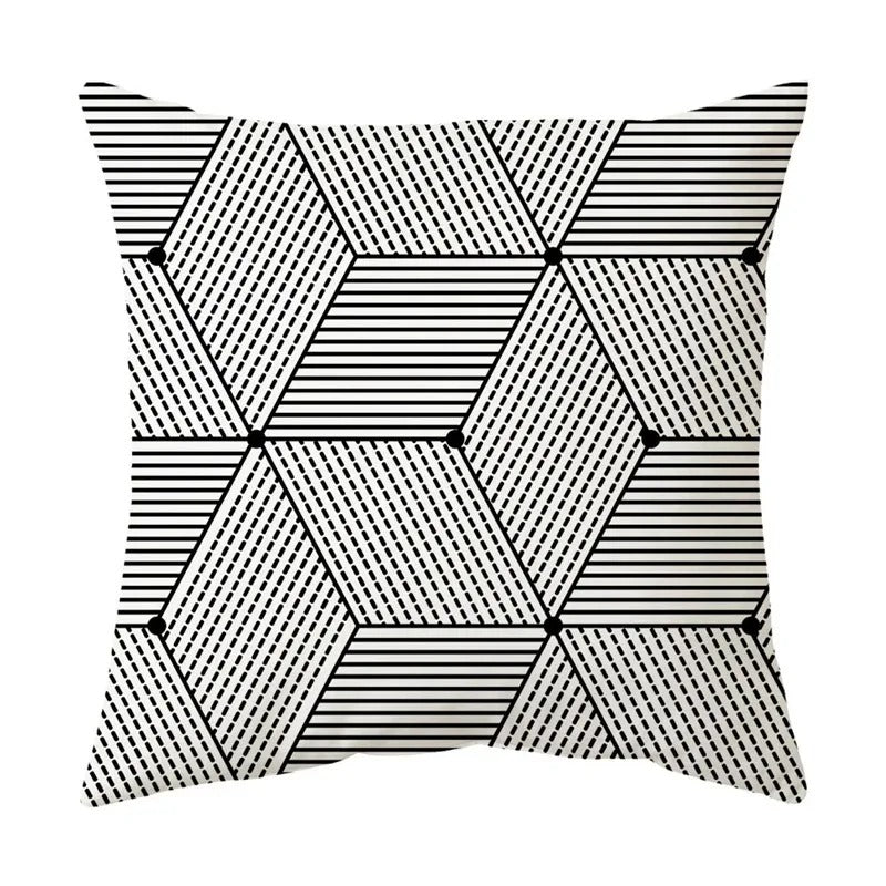 Stylish Geometric Pillow Cover - for a Modern Interior Kalsten