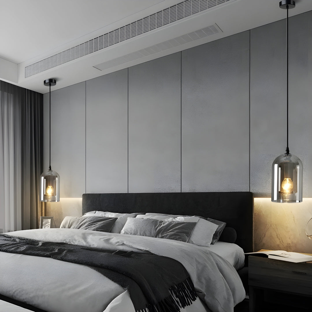 SkyGleam Light - Modern Double Glass Pendant Light | Kalsten