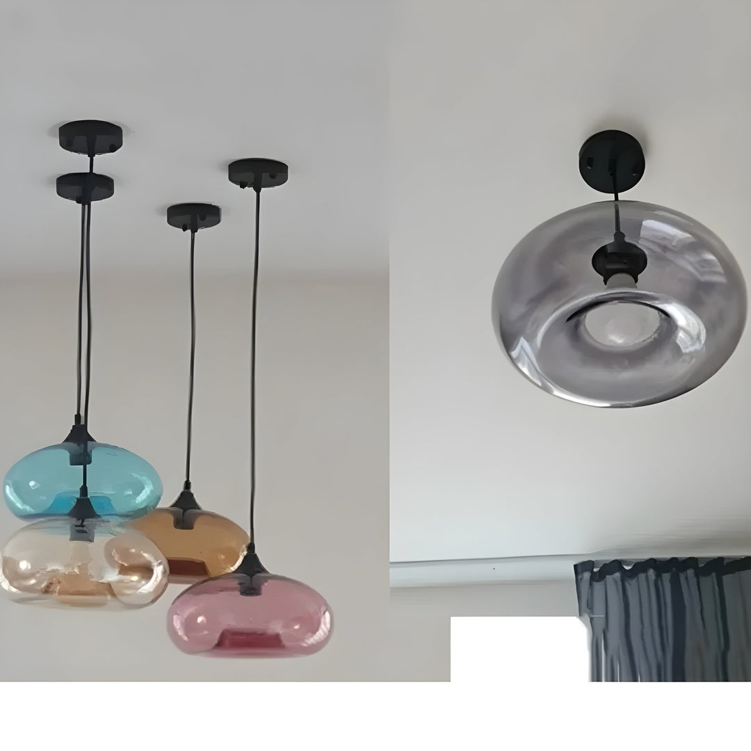 Colorful glass pendant light – Modern Nordic lighting for cozy spaces | Kalsten