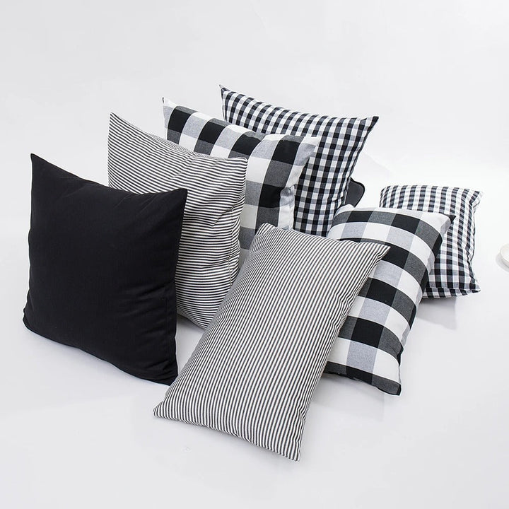 Stylish MarbreLuxe Cushion Cover - Modern Stripe Cushion Cover for Elegant Interiors Kalsten