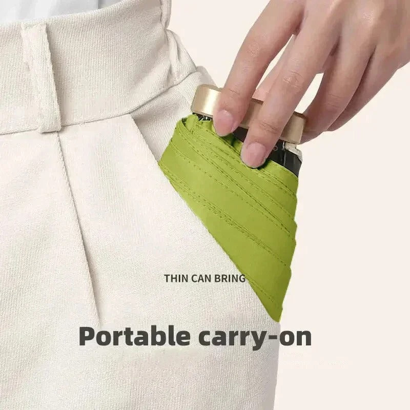 Foldable Mini Umbrella Solara – Compact, UV protection & Wind resistant | Kalsten