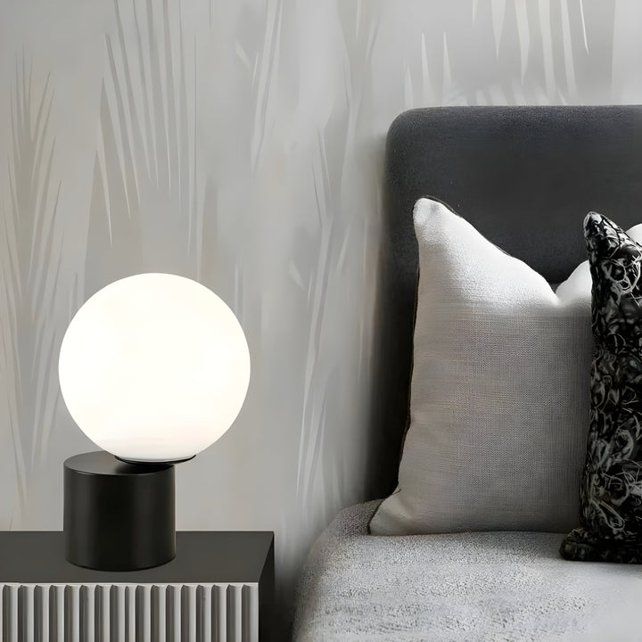 GlowSphere Light – Modern Glass Ball Table Lamp | Kalsten