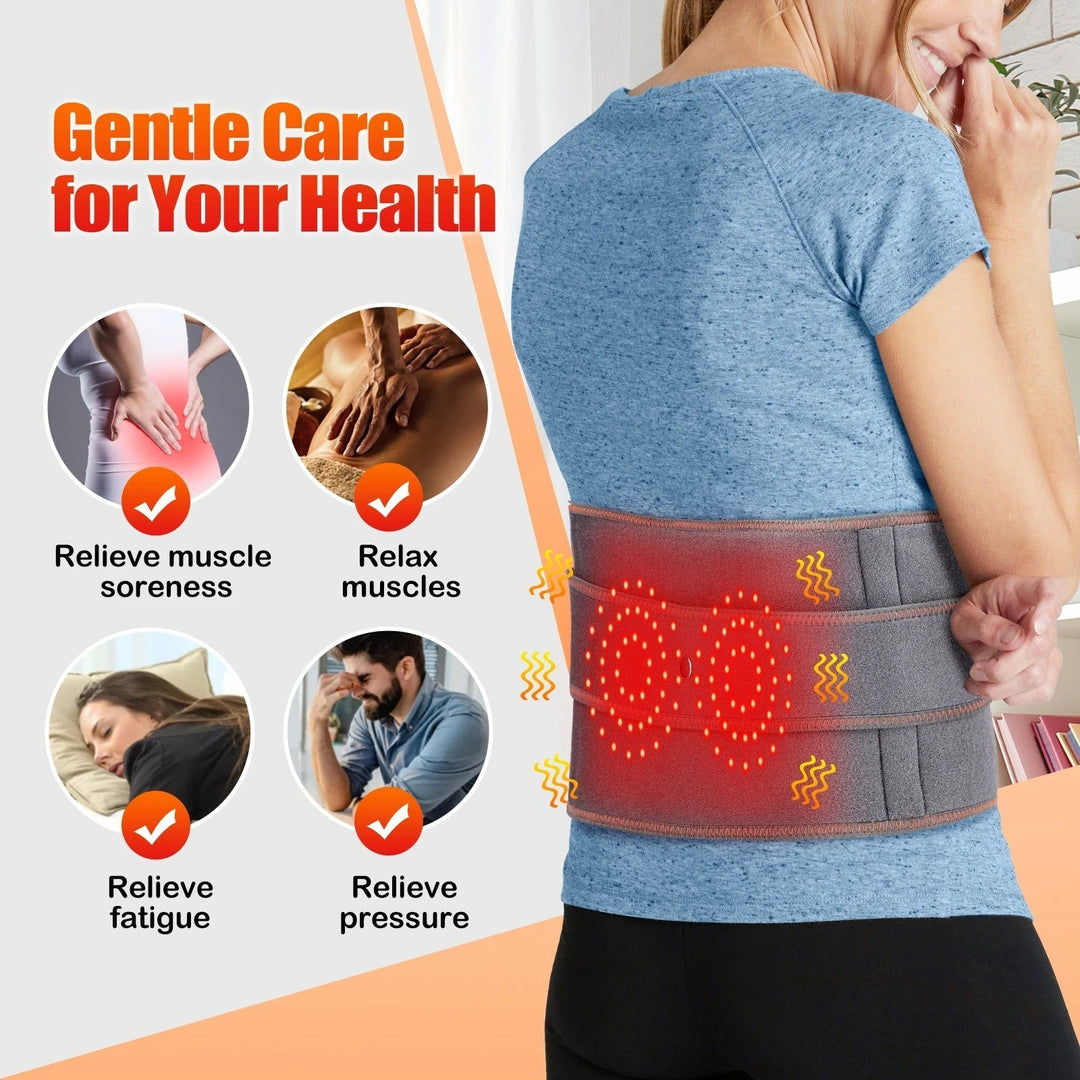Heated Lumbar Support for Back Pain Relief