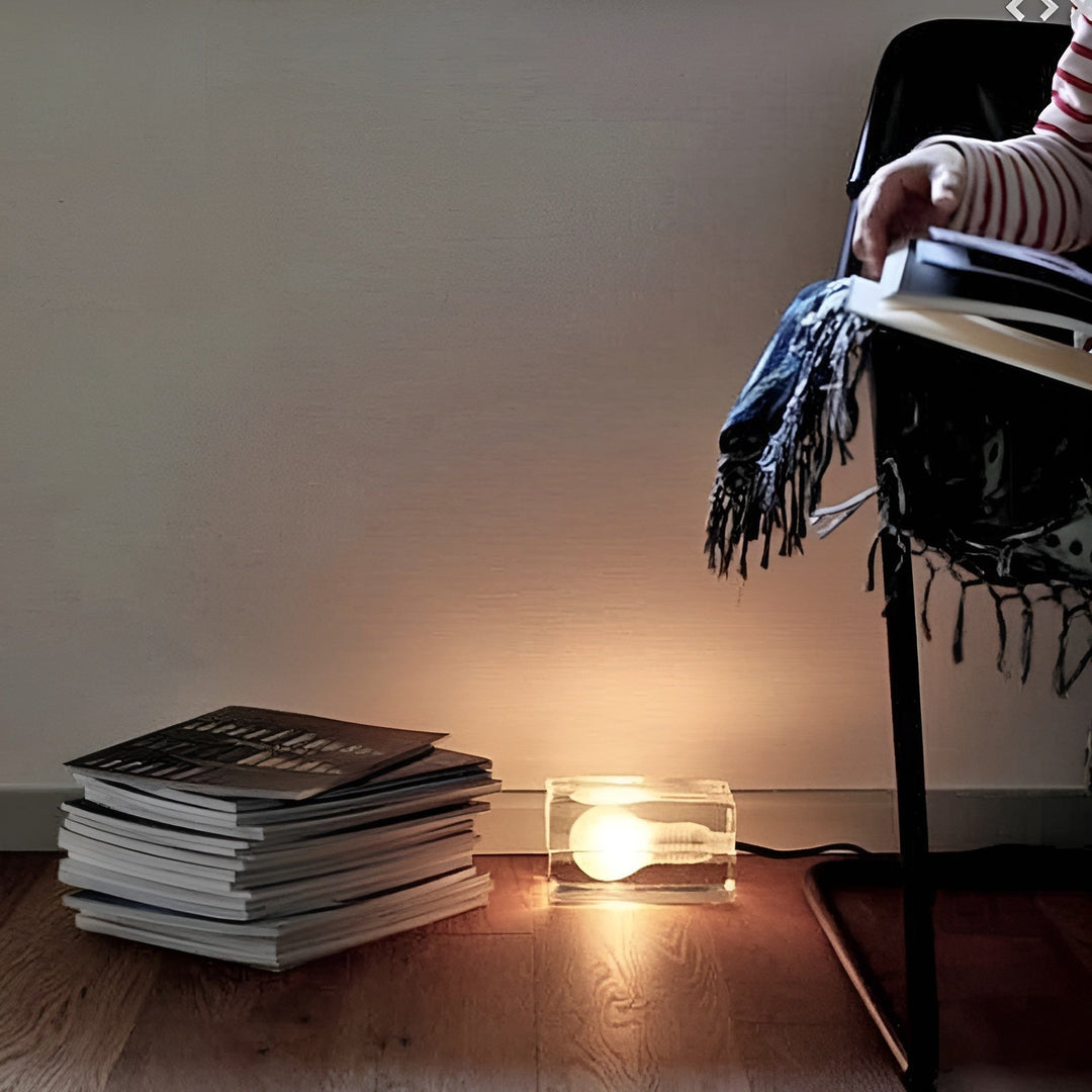 IceLuxe Light – Minimalistic Ice Cube LED Glass Lamp | Kalsten