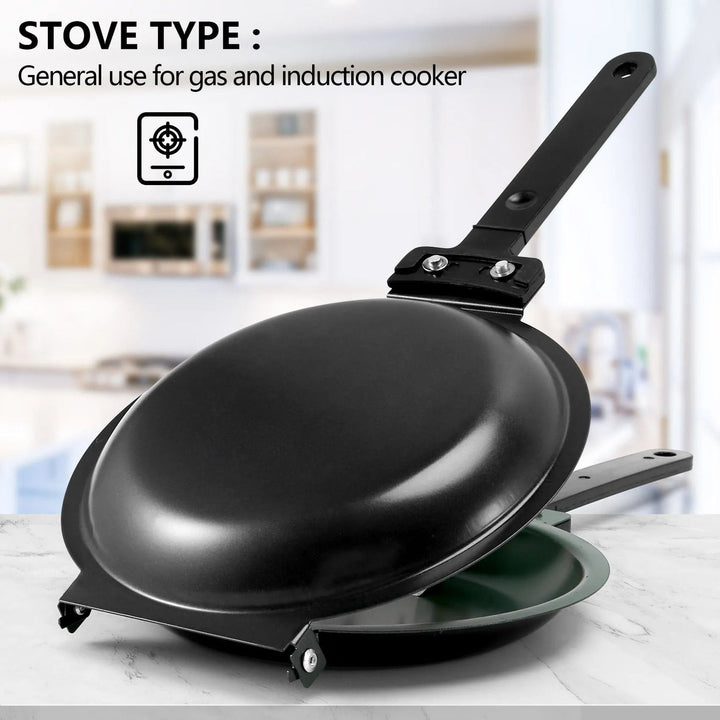 Kalsten | MasterPan Double-sided Non-stick Pan – For Perfect Cooking without Sticking