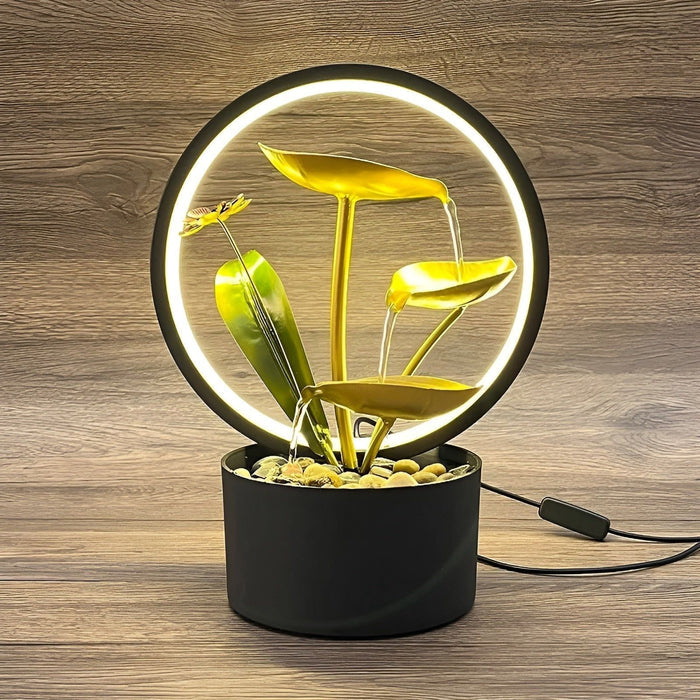 GlowCascade - soothing waterfall table lamp Kalsten