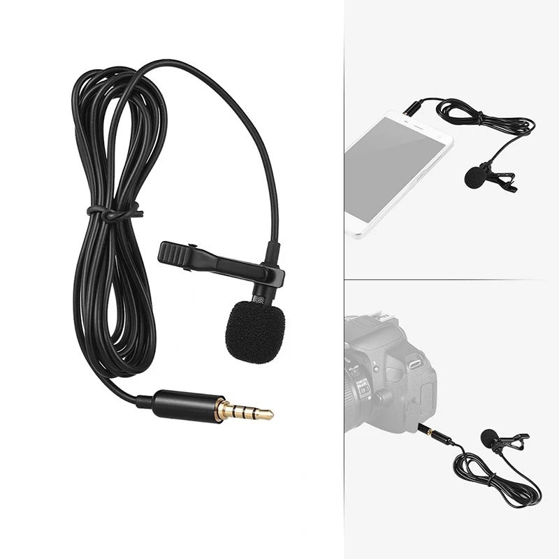BowLift | 3.5mm Jack or USB Wired Mini Microphone - Profesional Mic for Laptops and Conferences