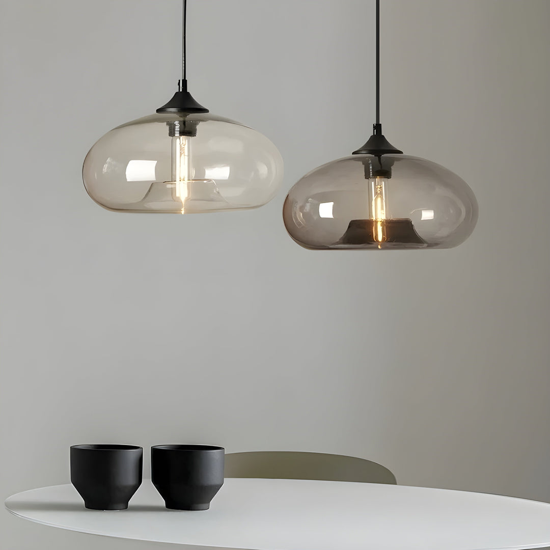 Colorful glass pendant light – Modern Nordic lighting for cozy spaces | Kalsten