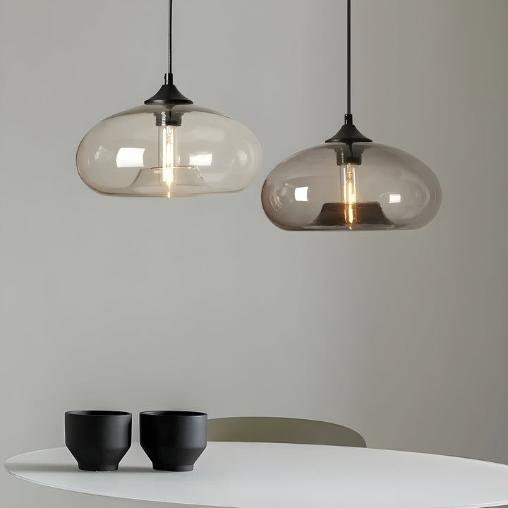 Colorful glass pendant light – Modern Nordic lighting for cozy spaces | Kalsten