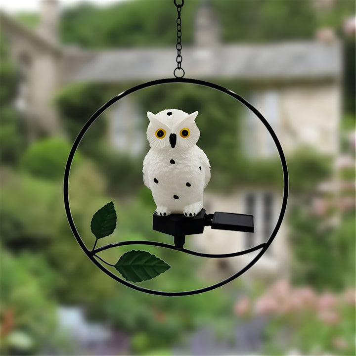 LumiOwl Light - Solar-powered Hanging Owl Light | Kalsten