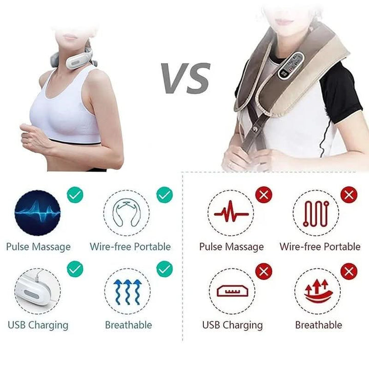 Kalsten | 4-in-1 neck massager with heat & vibration