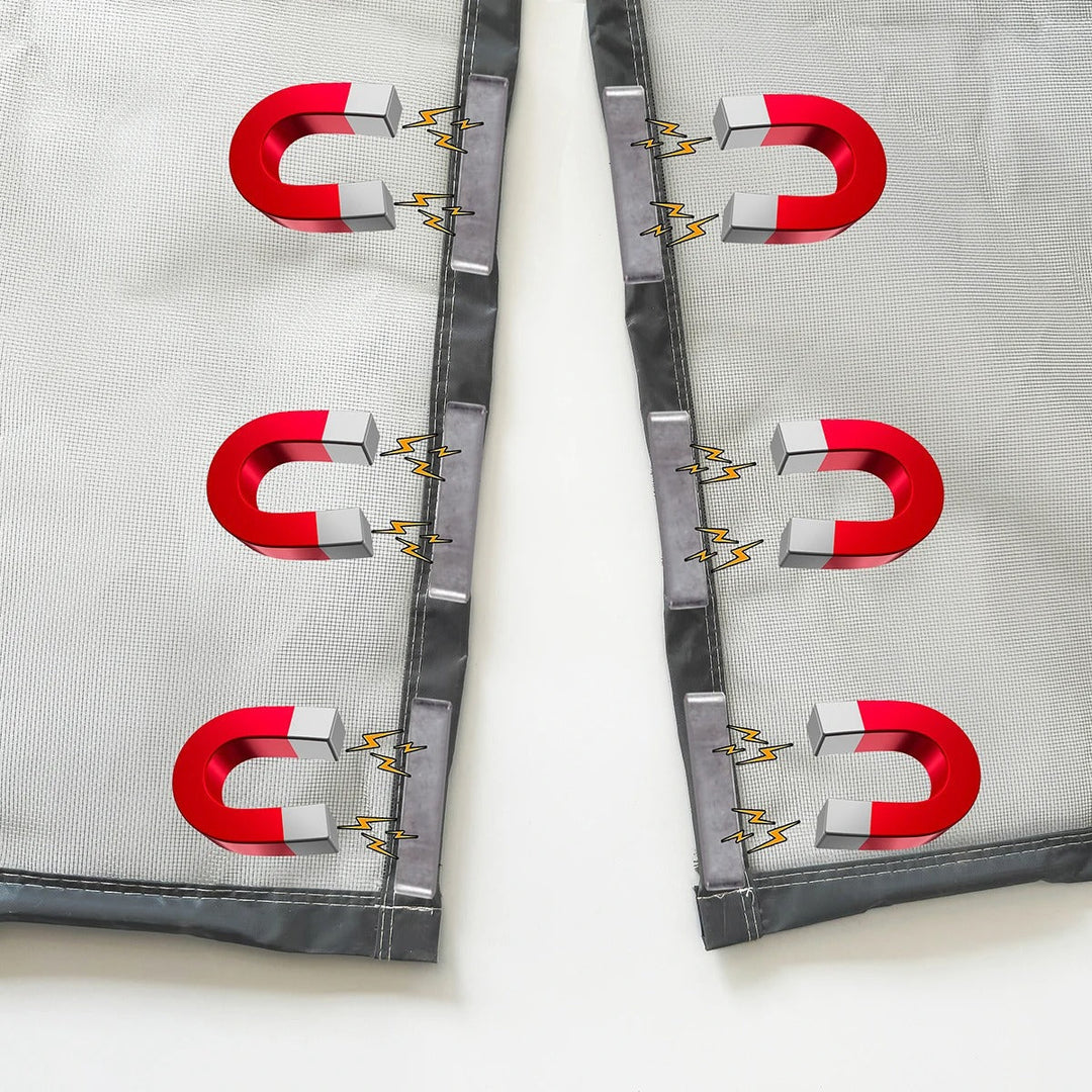 Slim Magnetic Insect Door Curtain – Auto Closing | Kalsten