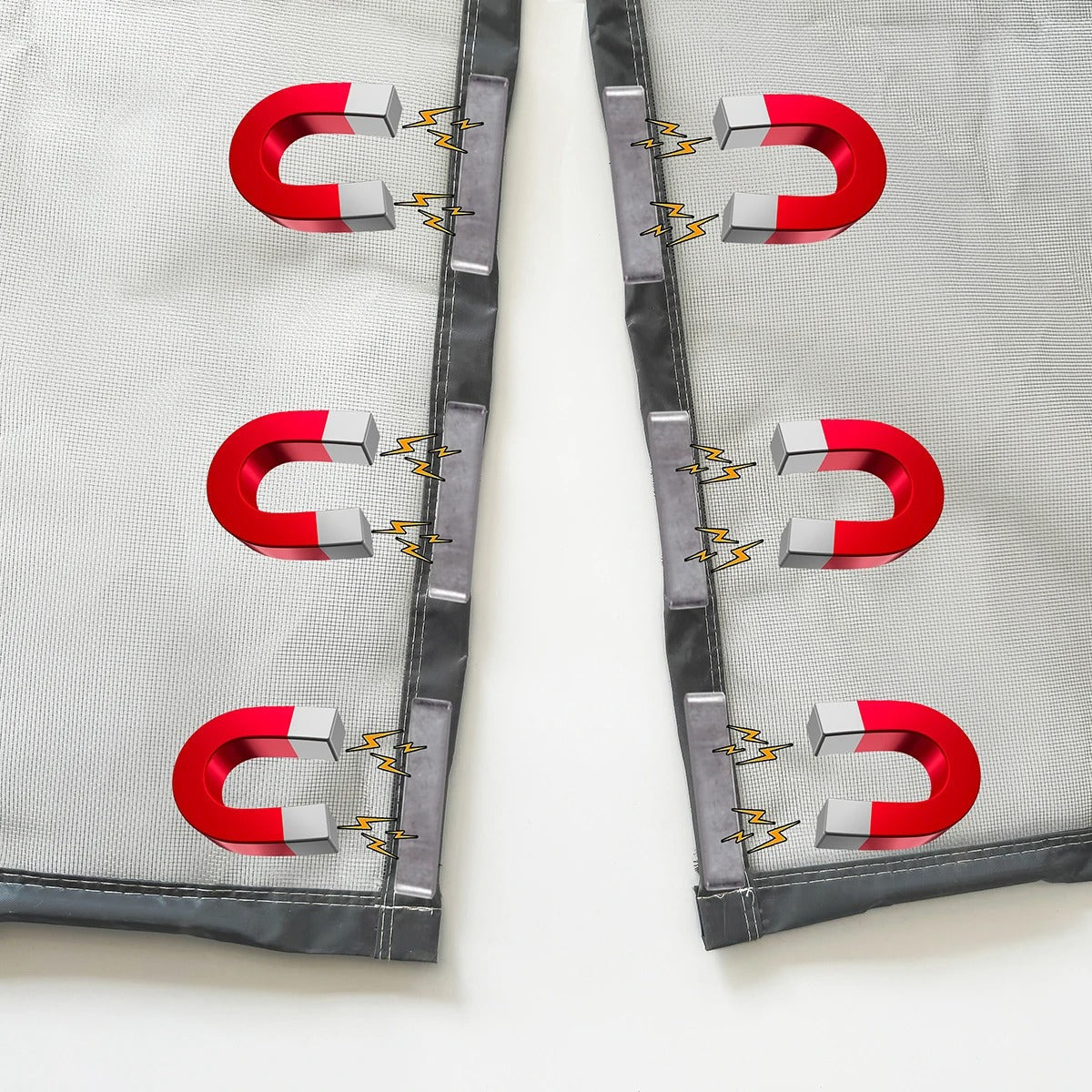 Slim Magnetic Insect Door Curtain – Auto Closing | Bowlift