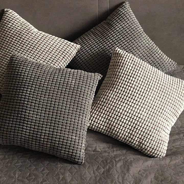 Luxury Plushhome Cushion Cover - with Playful Corn Kernel Design Kalsten