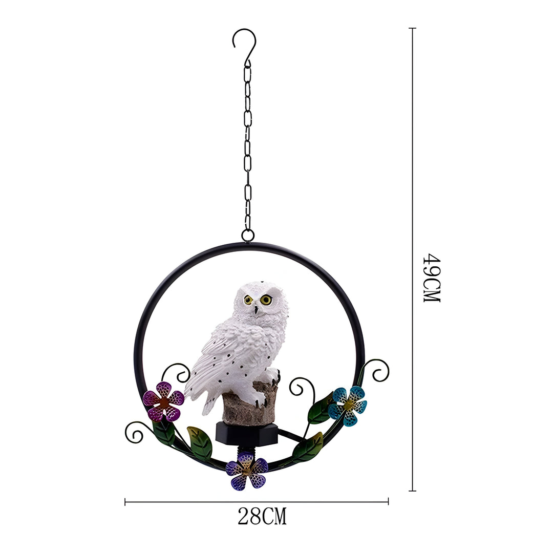 LumiOwl Light - Solar-powered Hanging Owl Light | Kalsten