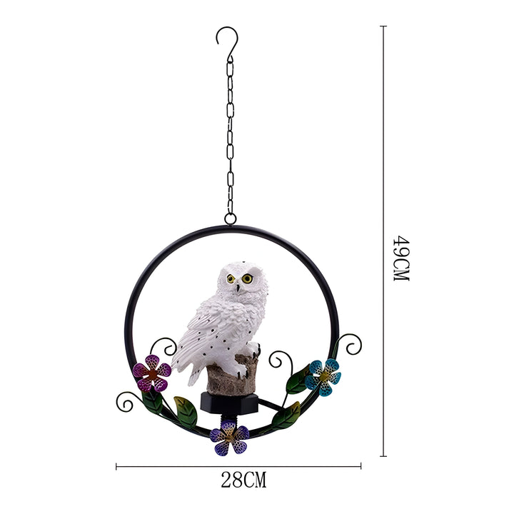 LumiOwl Light - Solar-powered Hanging Owl Light | Kalsten