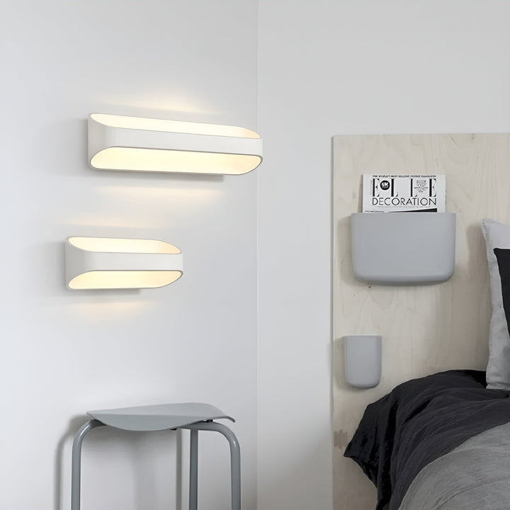 Wall lamp with warm light – modern LED lighting | ideal for living room & bedroom | Kalsten