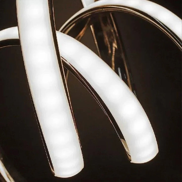 Luminare - Modern LED Table Lamp with Curved Design and USB Connection Kalsten