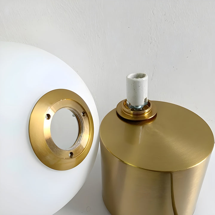 GlowSphere Light – Modern Glass Ball Table Lamp | Kalsten