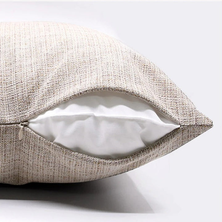 ImperialRest Cushion Cover - Elegant Linen Cushion Cover with Playful Tassels for Any Space Kalsten