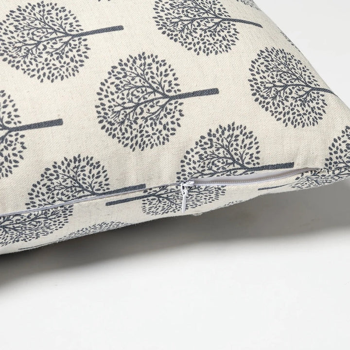 Luxe Seraphine Cushion Cover - Linen Cushion Cover with Refined Textile Print Kalsten