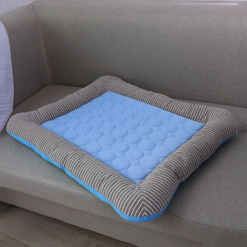 FurChill Frenchie Breathable Dog Bed – Cooling Mat with Non-Slip Base for Hot Days | Kalsten