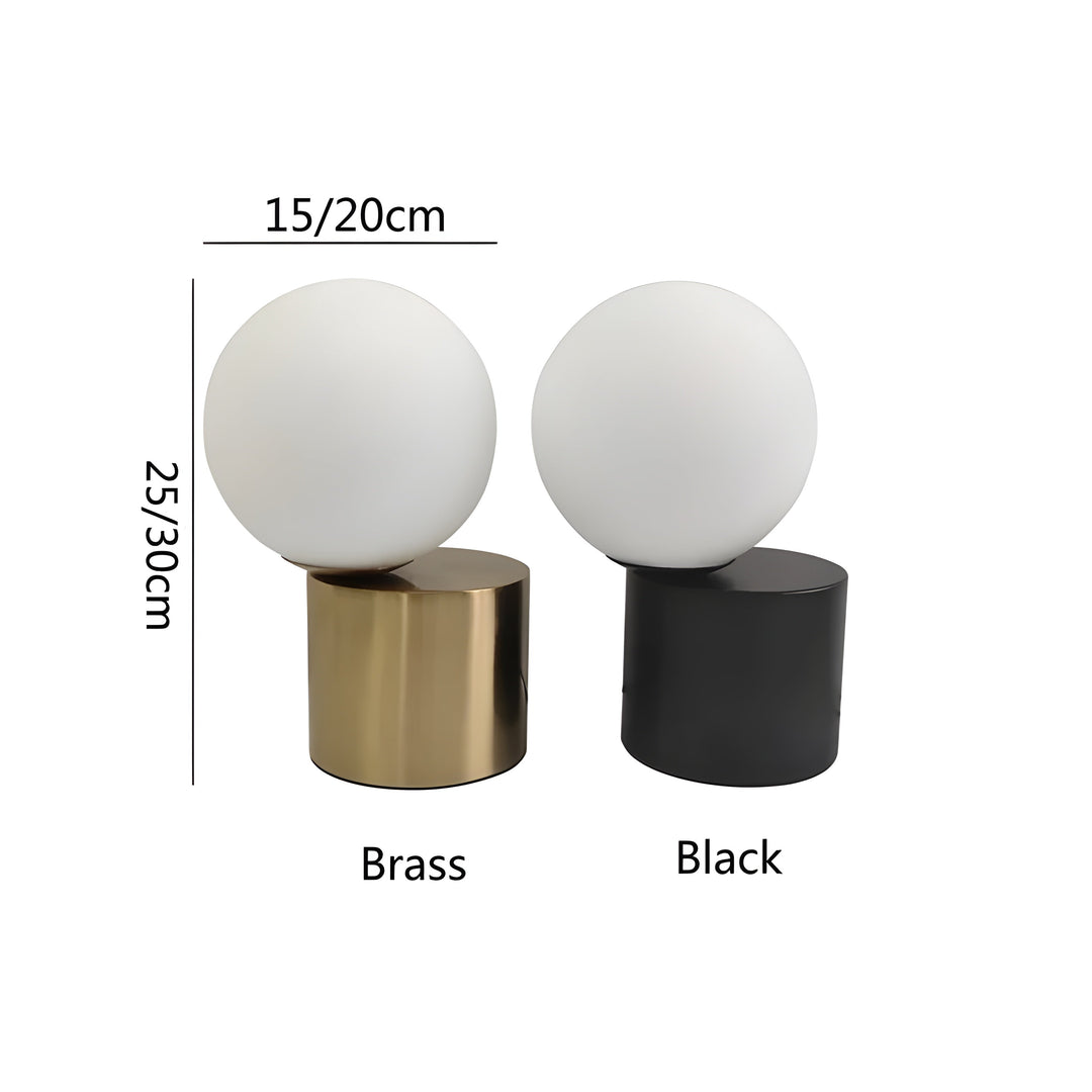 GlowSphere Light – Modern Glass Ball Table Lamp | Kalsten