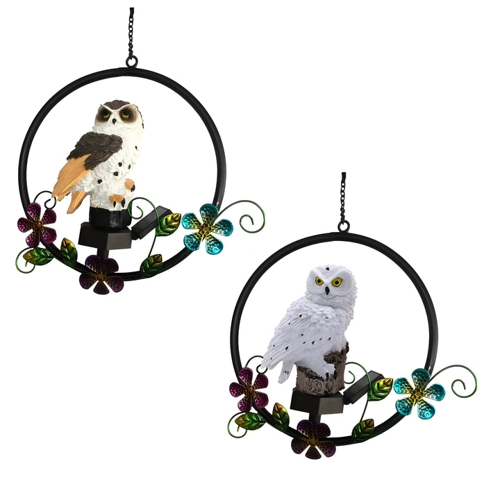 LumiOwl Light - Solar-powered Hanging Owl Light | Kalsten